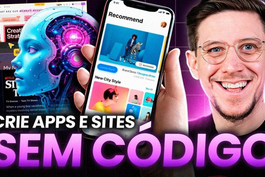 Essa IA Cria QUALQUER Site ou App SEM Código!