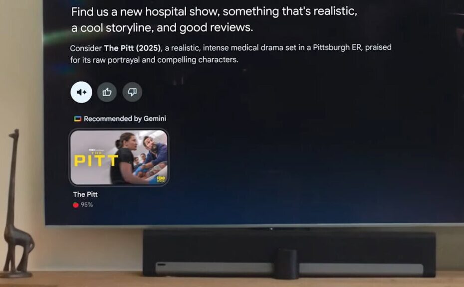 Google TV com Gemini
