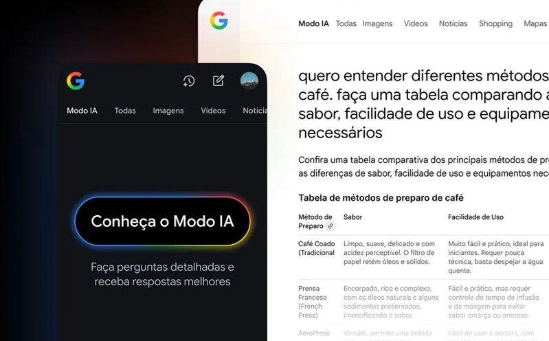 Google lança versão em português de buscador com Inteligência Artificial