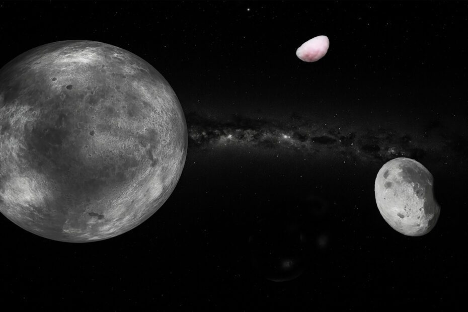 Maior lua de Plutão pode ser “mãe” de outras duas