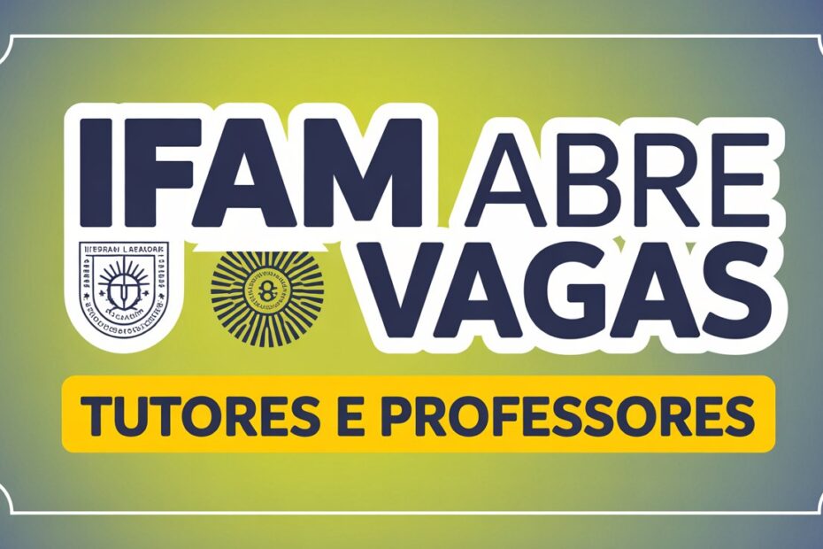 Oportunidade para você trabalhar na EAD: Instituto Federal abre inscrições para Professores e Tutores da Educação a Distância