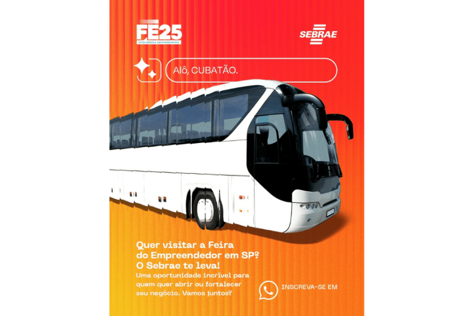 Prefeitura apoia empreendedores de Cubatão na Feira do Empreendedor do Sebrae-SP – Prefeitura de Cubatão