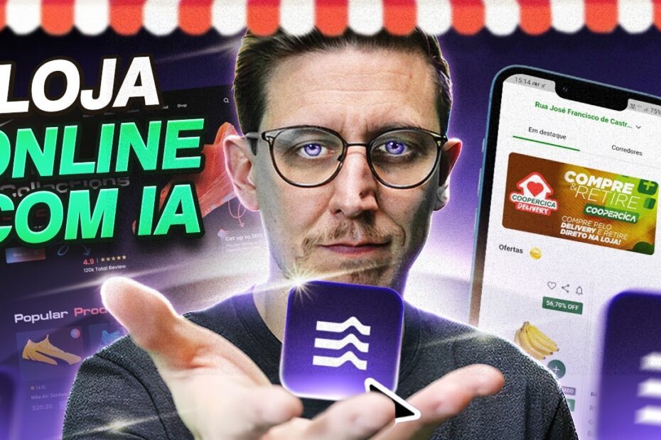 Criei uma LOJA ONLINE COMPLETA com IA em MINUTOS (É Muito Fácil)