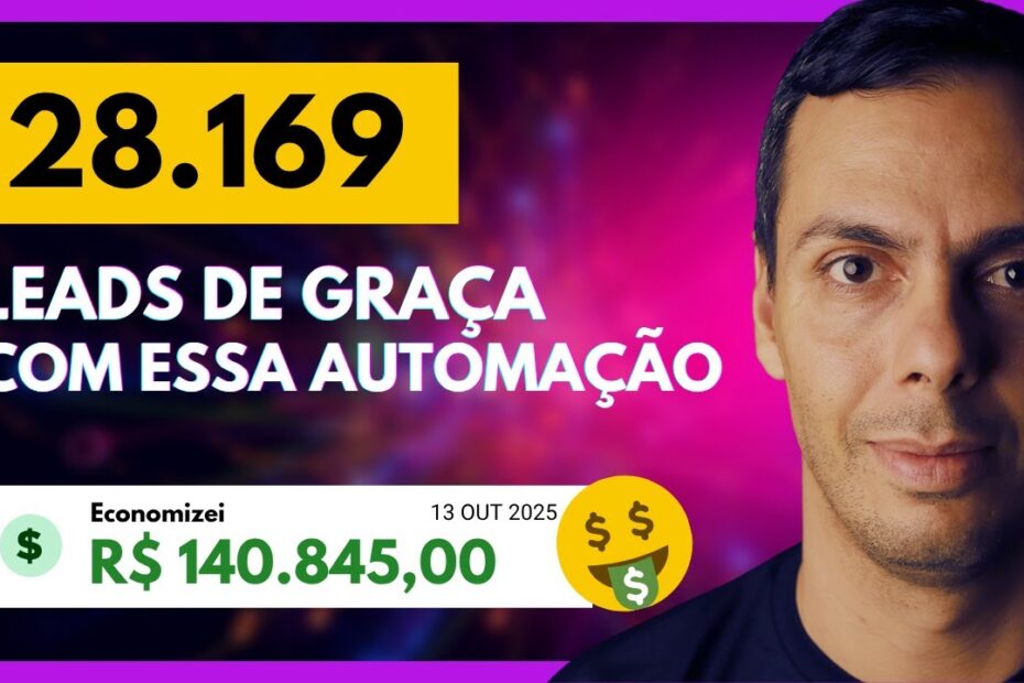 Descobri como gerar 28.169 leads de GRAÇA (economizei R$ 140.845,00 que gastaria com ADs)