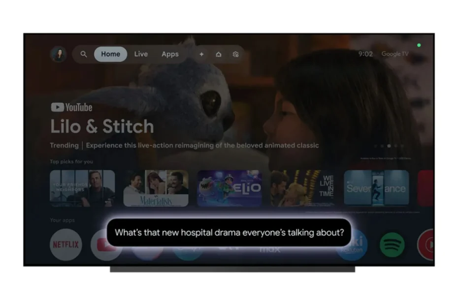 Gemini no Google TV começa a aparecer: Veja as 10 novas vozes