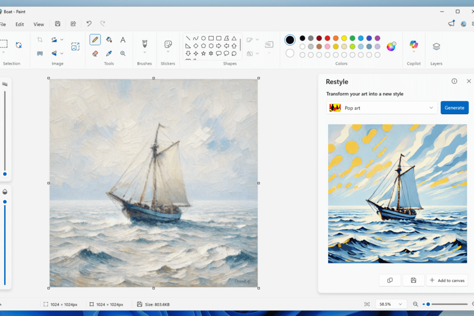 Microsoft turbina Paint com ferramenta de inteligência artificial • Tecnoblog