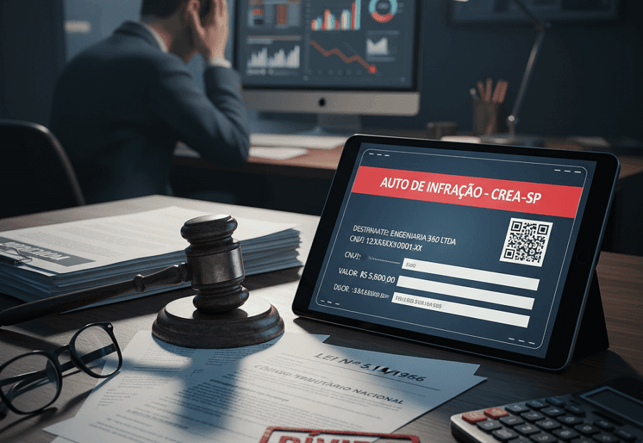 auto de infração CREA-SP