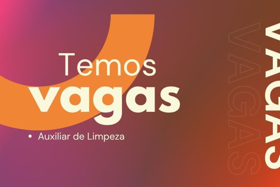 Vaga de emprego para Auxiliar de Limpeza em Porto Velho, Salário R$ 1.518,00