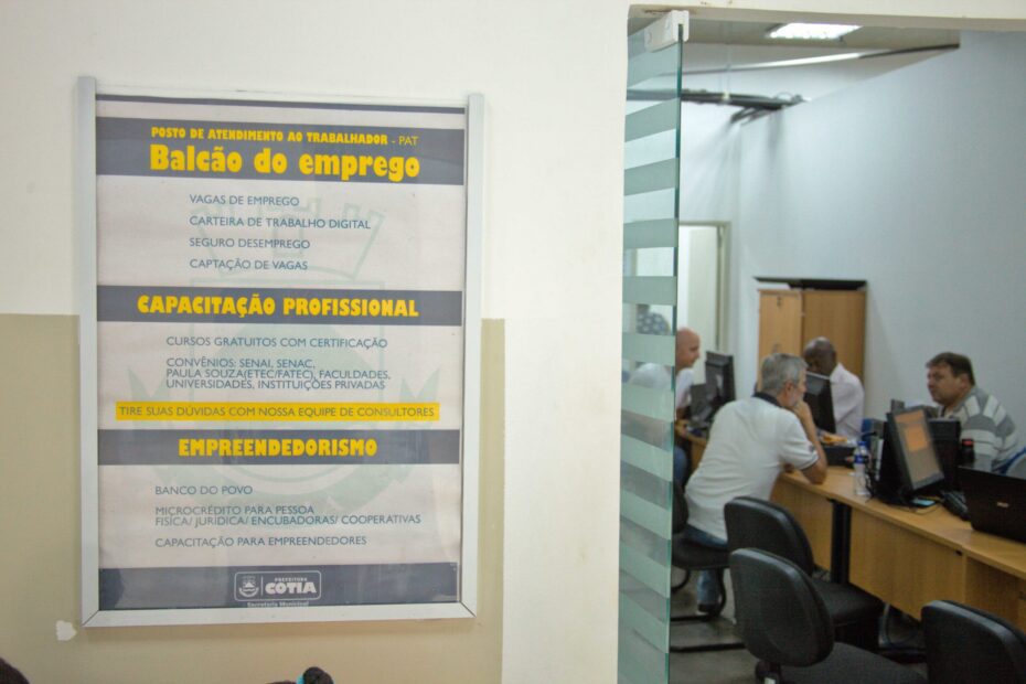 Vagas de emprego: PAT de Cotia divulga a abertura de dezenas de oportunidades para esta semana