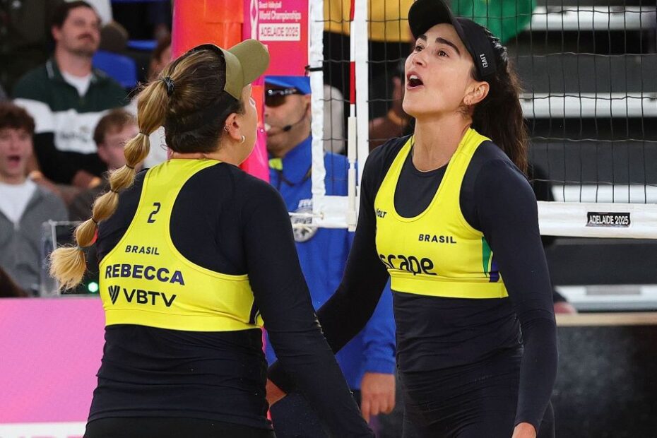 Brasil garante duas vagas nas semis do Mundial Feminino de Vôlei de Praia