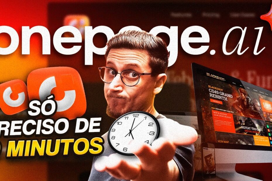 Como criar um SITE profissional em apenas 10 minutos com IA + NO CODE!