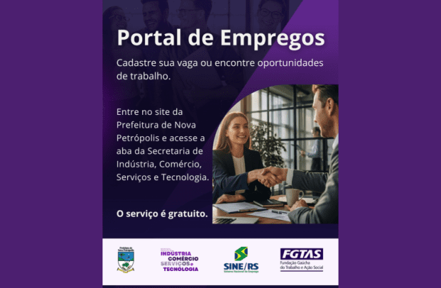 Foto de capa da notícia: Prefeitura de Nova Petrópolis disponibiliza Portal de Empregos online