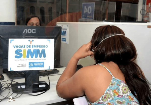 Simm oferece 162 vagas de emprego e estágio em Salvador para próxima segunda-feira (24)