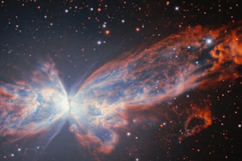 Telescópio registra imagem inédita de nebulosa em forma de borboleta :: Tribuna do Agreste