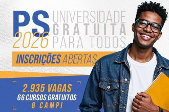 UNIR abre inscrições para o PS 2026 com 2.935 vagas gratuitas em cursos presenciais e a distância