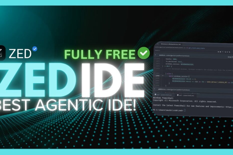 Atualização do Zed Editor: Conheça o Novo IDE de IA Agentic - Alternativa ao Cursor e Windsurf 100% Grátis (Código Aberto)