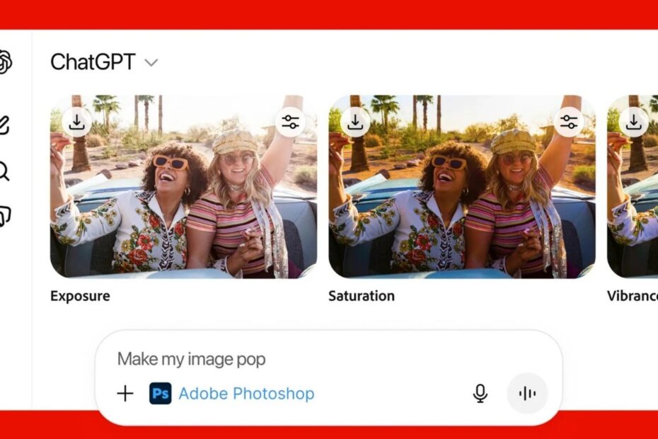 ChatGPT ganha integração com Photoshop e permite até editar PDFs