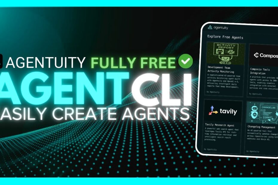 Como Criar Agentes de IA Rapidamente com Agentuity CLI: MCP, Ferramentas e Interface de Usuário