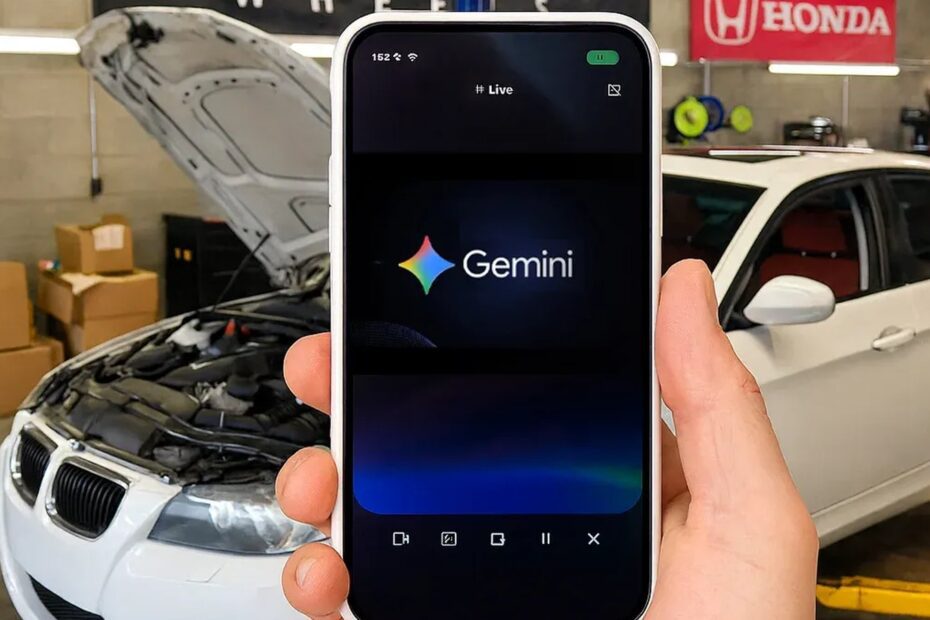 Gemini ajuda a realizar troca de óleo completa em BMW e viraliza