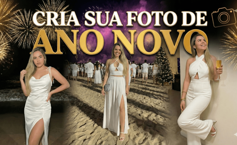 Como Fazer A Trend Da Foto Do Ano Novo No Gemini IA: Prompts Realistas Para Copiar
