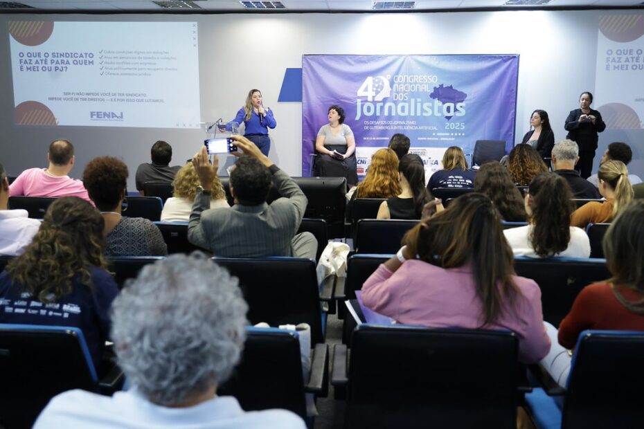 40° Congresso dos Jornalistas debate condições de trabalho e impactos da IA no jornalismo