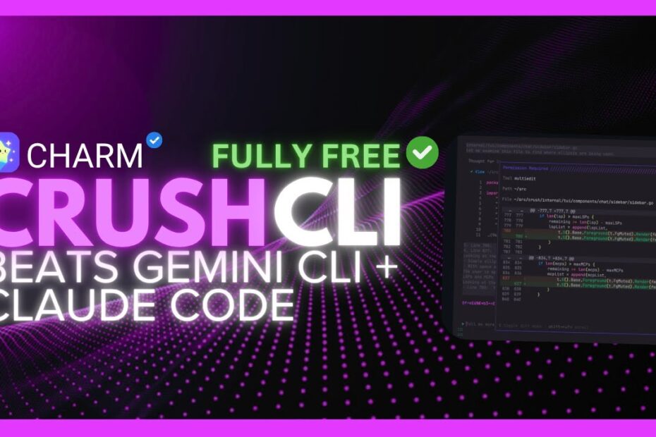 Crush CLI: O Coder AI Mais Rápido e Open Source - Superando Gemini CLI e ClaudeCode com Qwen 3 Gratuito!