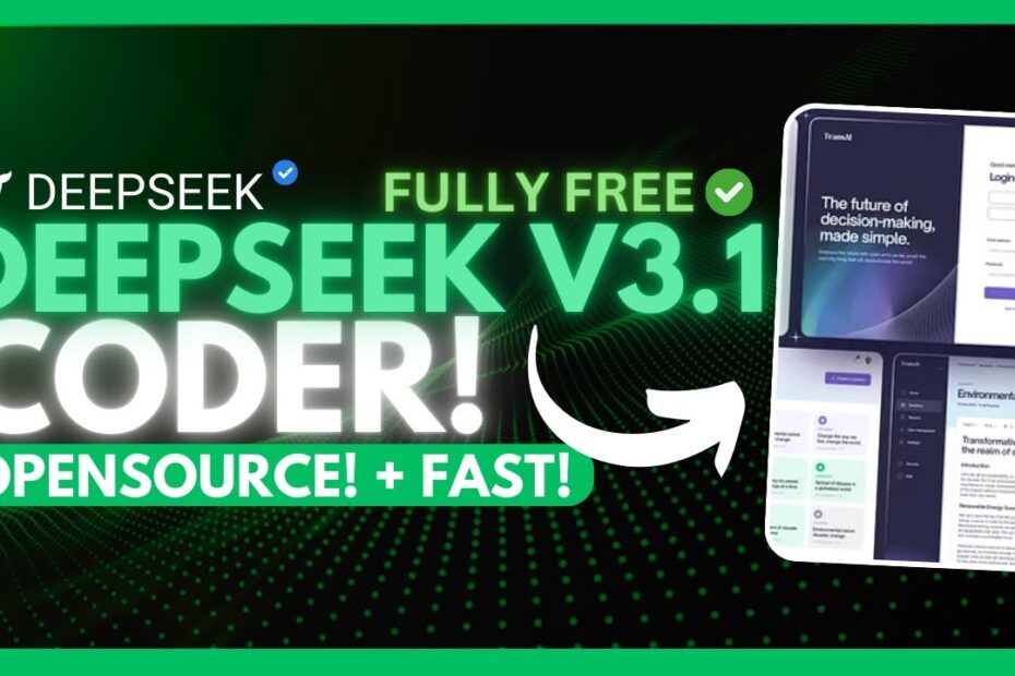 Deepseek V3.1 Coder: A Fast, Free, and Local Open Source GEM - Sua Melhor Alternativa ao Sonnet 4!