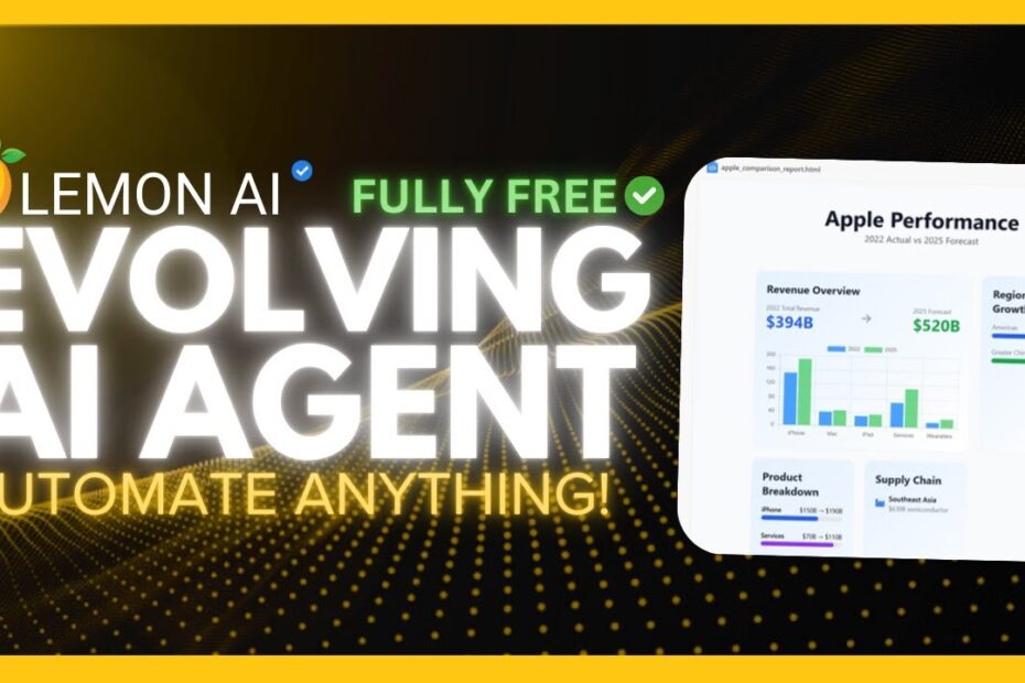 Descubra o Lemon AI: Agente de IA Autoevolutivo Gratuito e Open Source com Interface Intuitiva