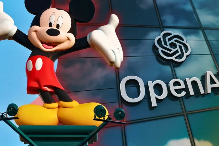 Disney Investe Bilhão em OpenAI e Cede Biblioteca de Personagens para Revolução em Vídeos com IA