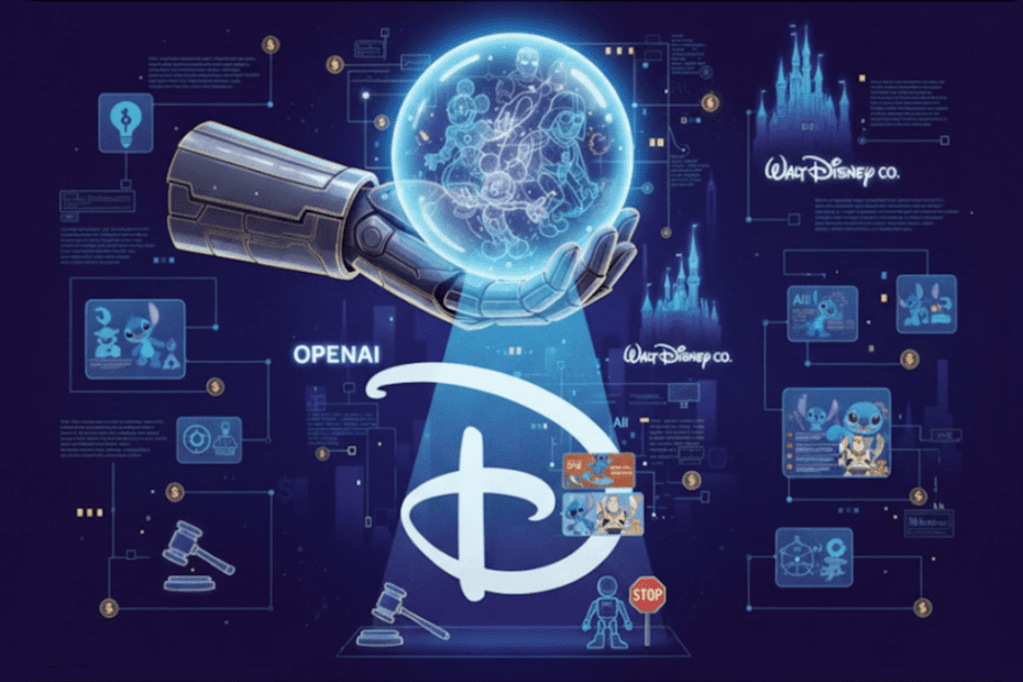 Disney investe em IA e licencia personagens.