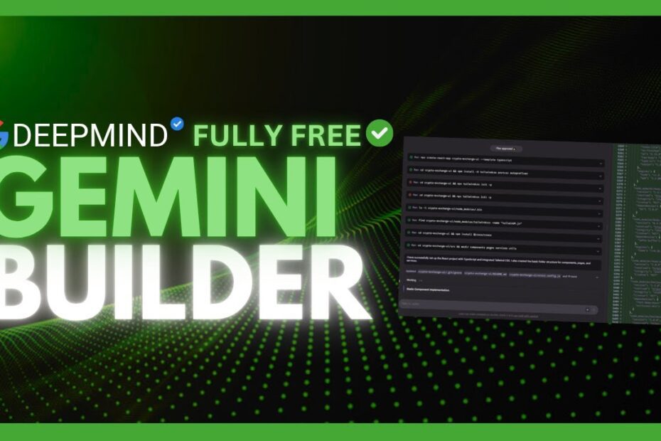 “Gemini Builder: O Novo Agente de IA Autônomo que Cria e Desenha Qualquer Coisa Gratuitamente!”