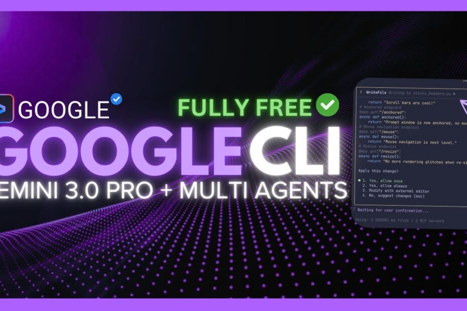 Gemini CLI 3.0: Nova Integração, Agente de Codificação AI Multiuso e Interatividade Aprimorada