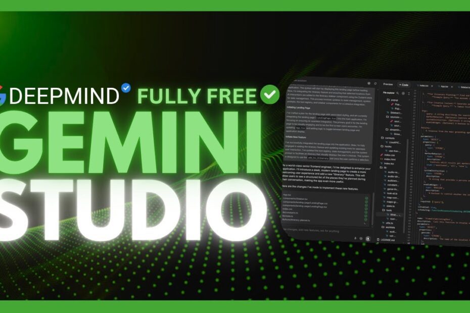 Gemini Studio: O Agente de Codificação Poderoso e TOTALMENTE GRÁTIS para Criar Qualquer Coisa!