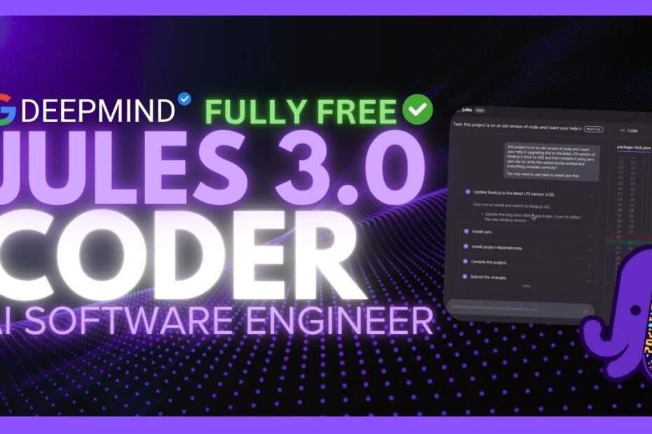 Google Jules 3.0: Atualização Completa do Coder AI Gratuito - API, Ferramentas e CLI!