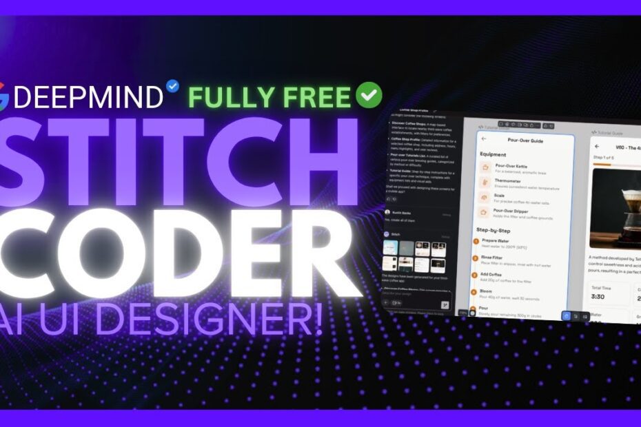 Google Stitch 3.0: O Poderoso Agente de Codificação Gratuito que Pode Criar QUALQUER COISA