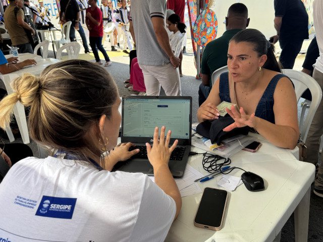Presença da Seteem no evento aproxima população do interior ao mercado de trabalho formal / Fotos: Leonardo Mecenas