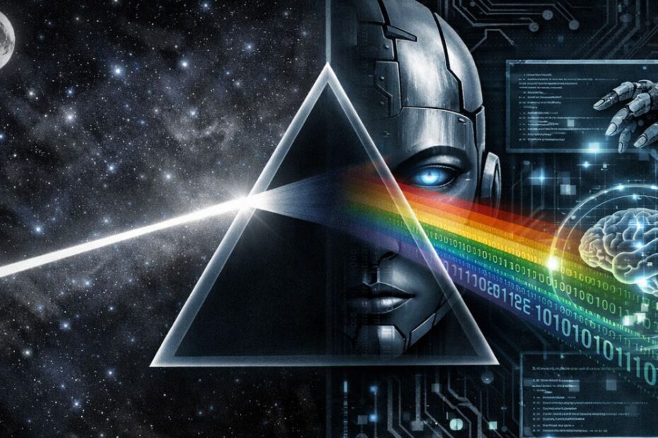 inteligência artificial IA pink floyd the dark side of the moon