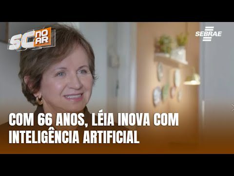 Aos 66 anos, Léia encontra na inteligência artificial novas formas de criar