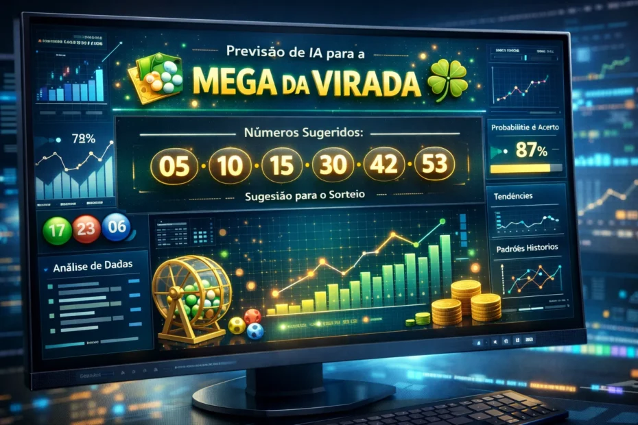 Mega da Virada 2025: números que a Inteligência Artificial aconselha — mas lembre‑se: é pura sorte