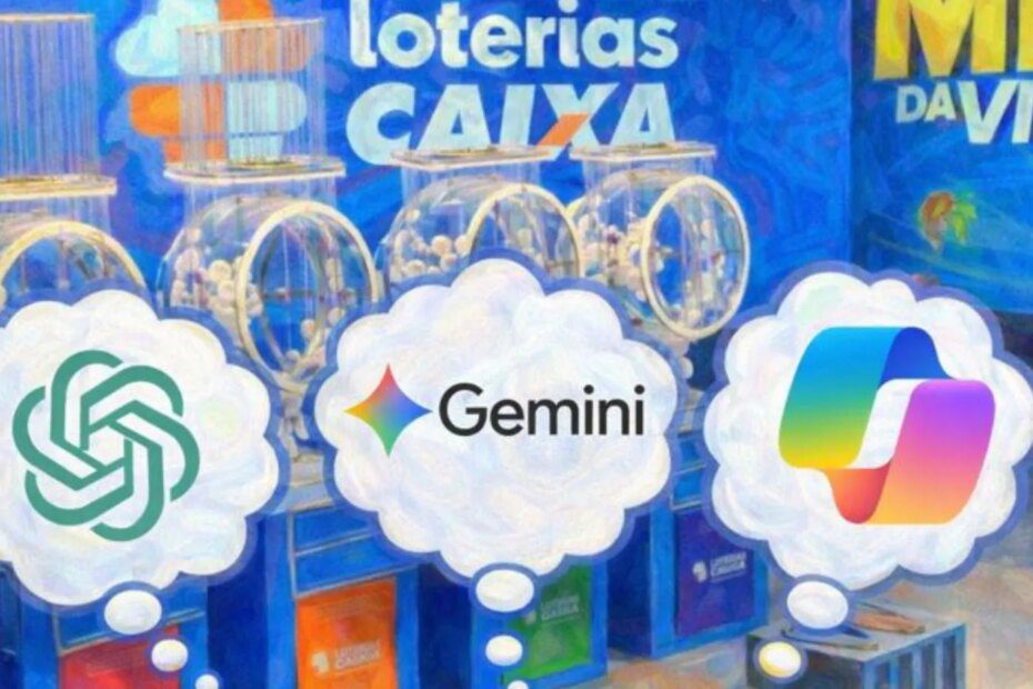 Mega da Virada: confira os números sugeridos pelo ChatGPT, Gemini e Copilot para ganhar R$ 1 bilhão