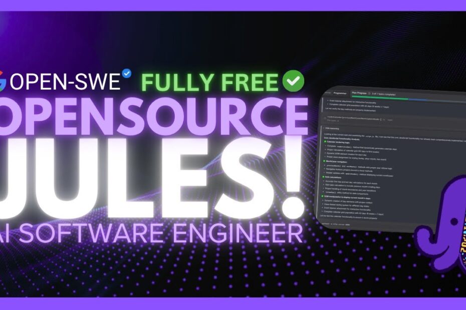 Open-SWE: Conheça o Jules - O Incrível Coder AI Async Open Source e 100% Gratuito!