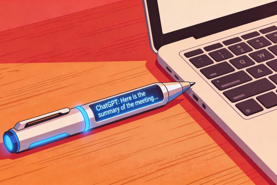 caneta inteligente com chatgpt