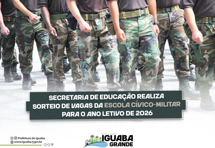 Secretaria de Educação realiza sorteio de vagas da Escola Cívico-Militar para o ano letivo de 2026
