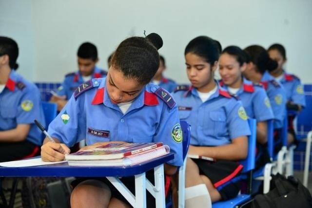 Alunos do Colégio Militar de Roraima (Foto: Divulgação/PMRR)