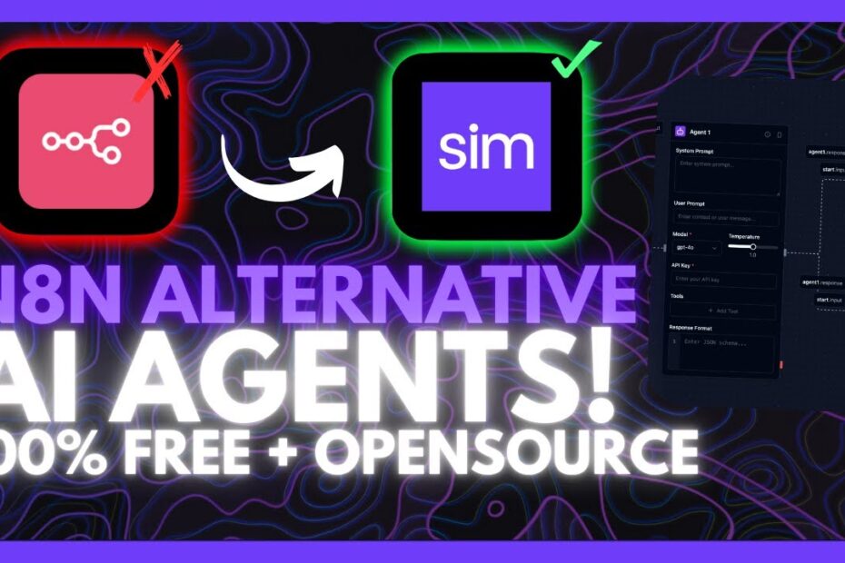 Sim AI: Crie Agentes de IA para Automação Fácil - Alternativa Open Source ao n8n!