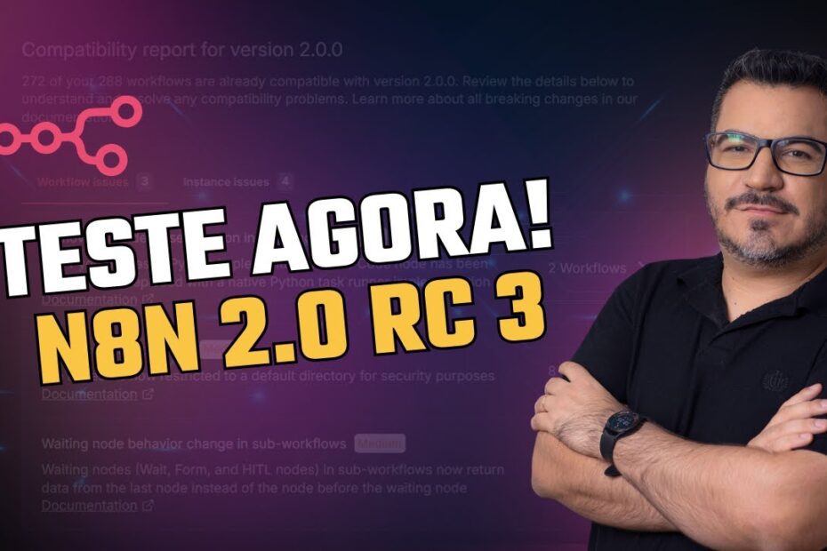 Teste agora o n8n 2.0 Release Candidate 3!