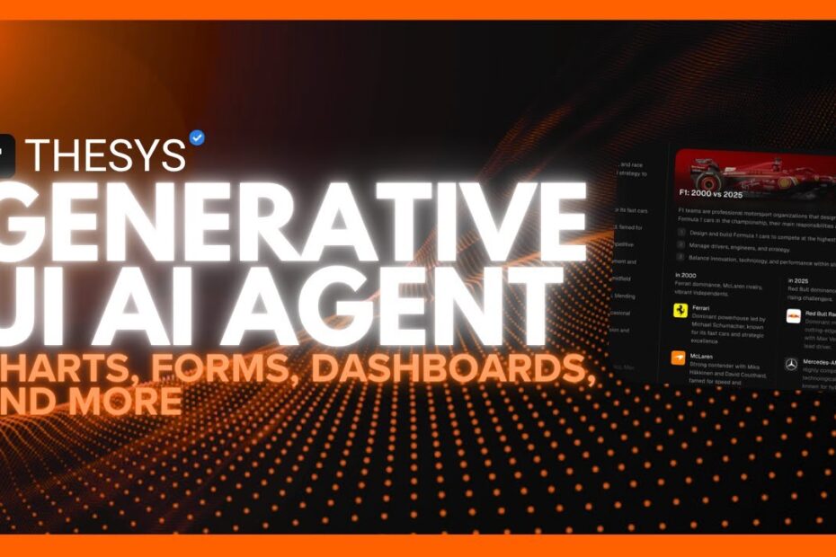 Thesys C1: A Revolução da API de UI Generativa para Construir Aplicativos Interativos com IA