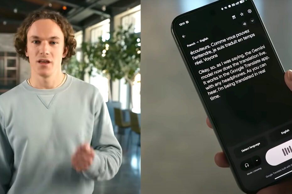 O Google Translate oferece traduções de voz com a IA Gemini em tempo real usando qualquer fone de ouvido
