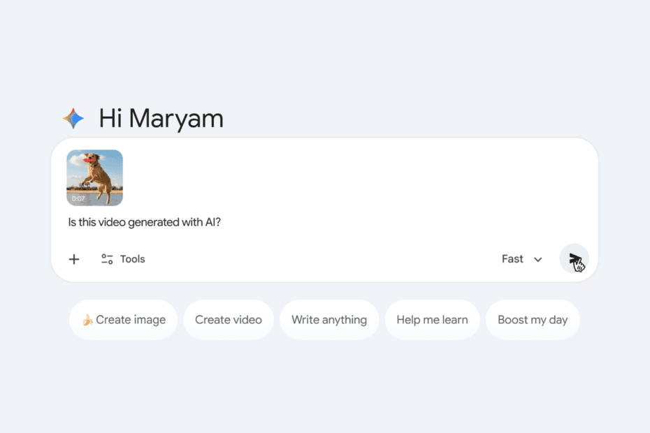A partir de agora, você pode verificar vídeos gerados pela IA do Google no app Gemini