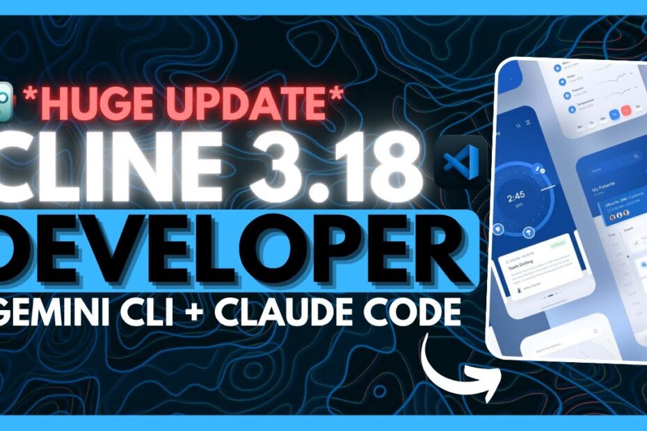 Atualização Gigante do Cline v3.18: Agente de Codificação Autônomo Gratuito com Gemini CLI e Claude Code